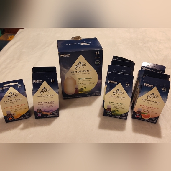 Glade Aromatherapy Diffuser and Refills Set